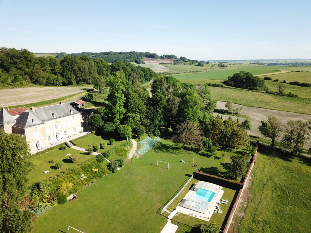 El parque del castillo de Châtel